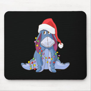 Eeyore Santa Claus  Mouse Pad