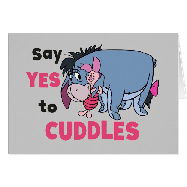 Eeyore | Say Yes to Cuddles (Front Horizontal)