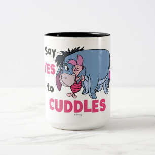 Eeyore   Say Yes to Cuddles Two-Tone Coffee Mug