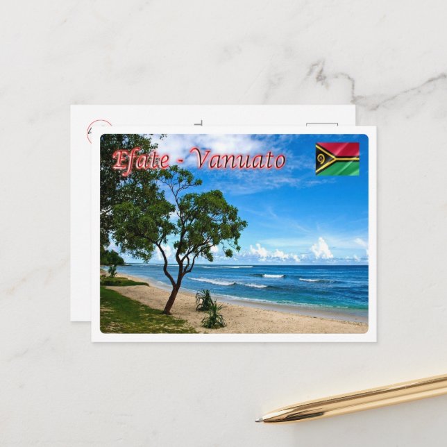 Efate -  Eratap - Vanuatu - Postcard (Front/Back In Situ)
