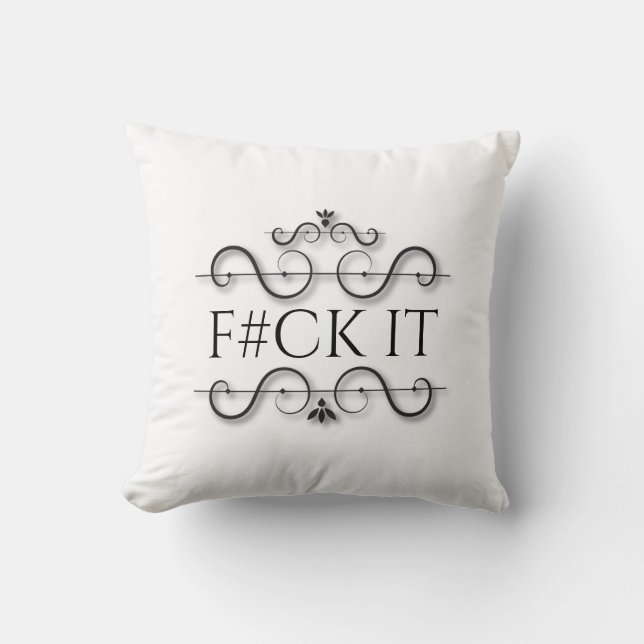 Eff It Be Kind Throw Pillow (Front)