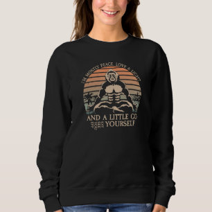Eff You See Kay I Meditation Gorilla I Funny Yoga Sweatshirt
