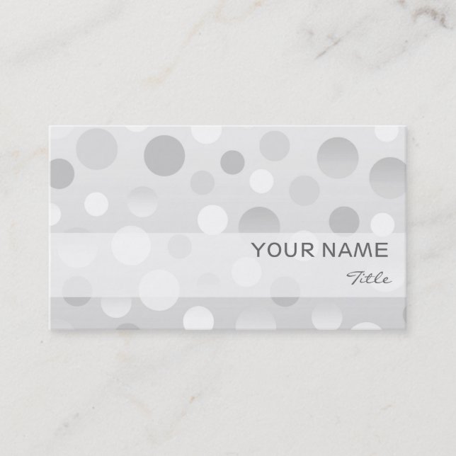 Effacer le modèle de carte de visite Fizz (Devant)