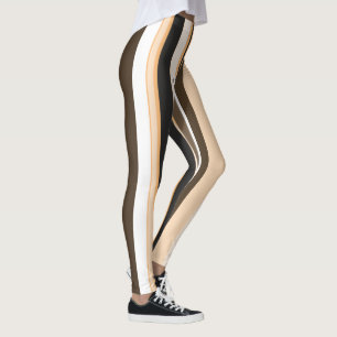 Effective Contemporary Vertical Stripes Leggings