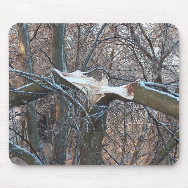 Effects of an Ice Storm Mouse Pad (Front)
