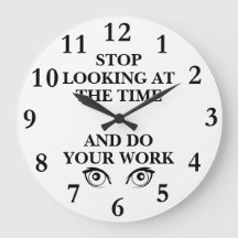 Effectuez votre horloge murale de travail