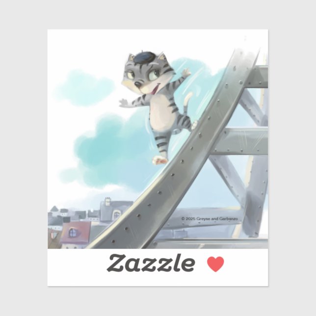 Effel Tower Vinyl Sticker - (Various Sizes) (Sheet)