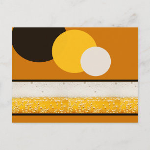Effervescence of Beer Postcard