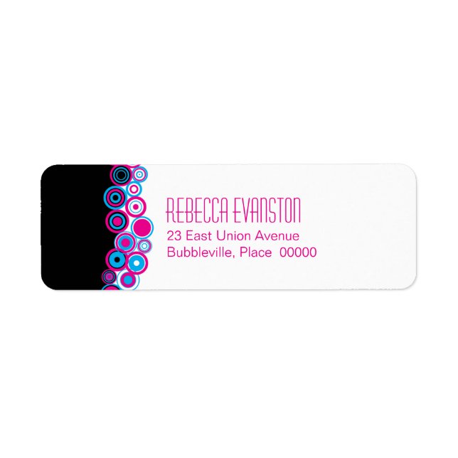 Effervescence Return Address Labels (Front)