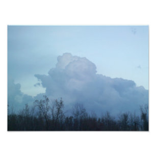 Effervescence Shades of Blue Photo Print