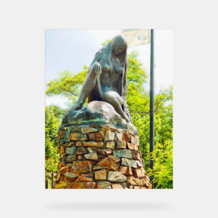 Effet de peinture de la statue de Lorelei du Rhin