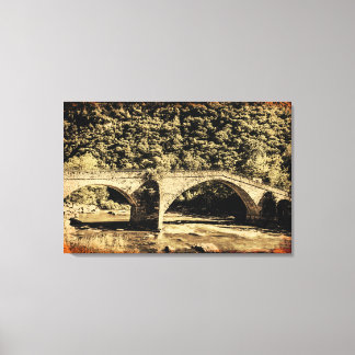 EFFET GRUNGE sur médiéval sur impression sur toile