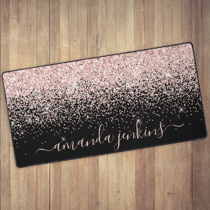 Effet Paillettes Or Rose Personnalisé