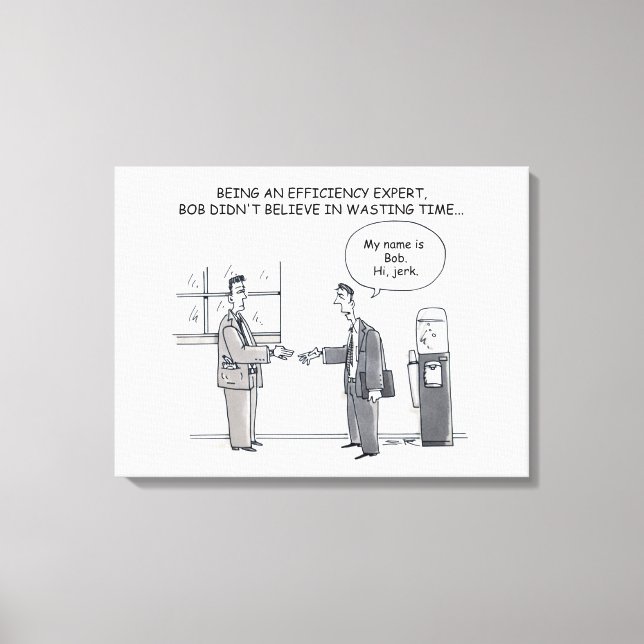 Efficiency Expert canvas print (Front)