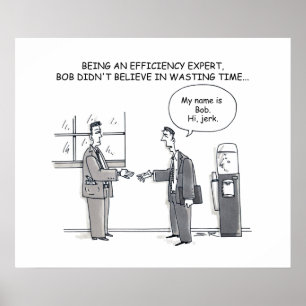 Efficiency Expert matte poster