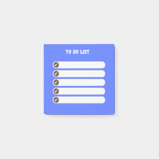 Efficient To-Do List Post-It Notes (Blue)