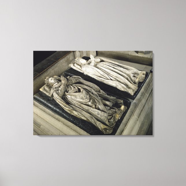 Effigies of Henri II  and Catherine de Medici Canvas Print (Front)