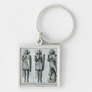 Effigies of Knight Templars Keychain