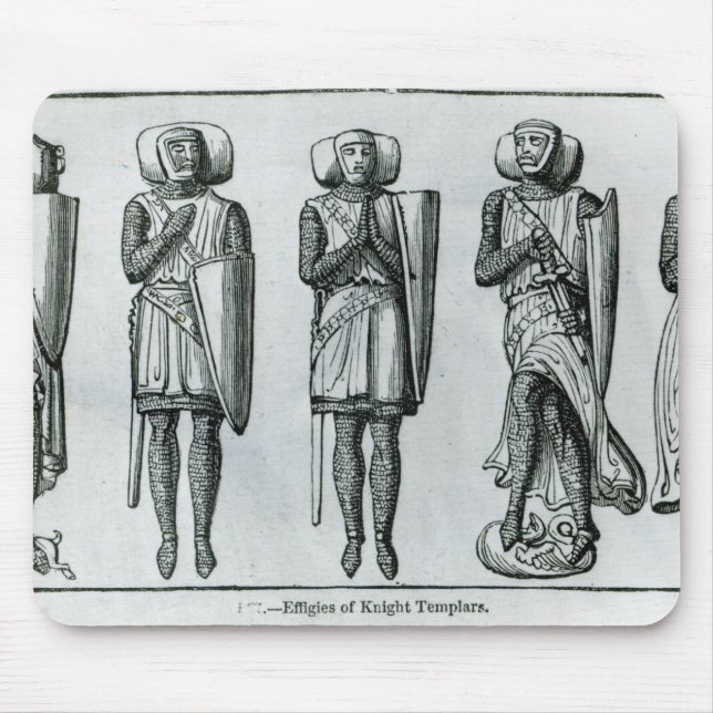 Effigies of Knight Templars Mouse Pad (Front)