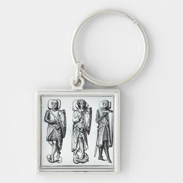 Effigies of Knights Templars Keychain (Front)