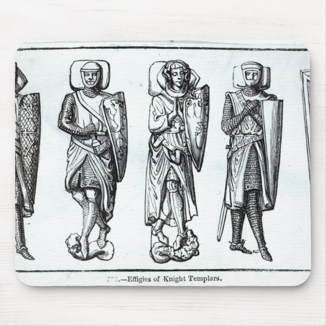 Effigies of Knights Templars Mouse Pad (Front)