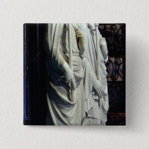 Effigies of Philippe III 2 Inch Square Button