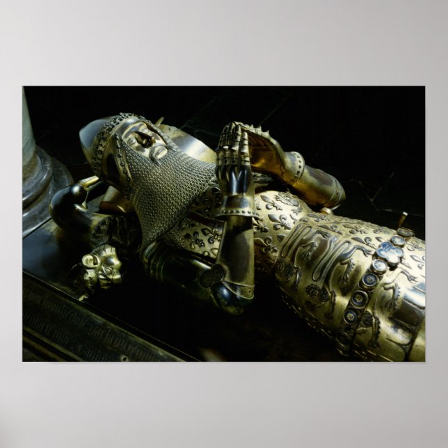 Effigy of Edward the Black Prince, 1376 Poster (Front)