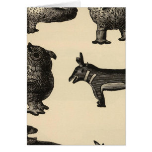 Effigy pottery from Zuni