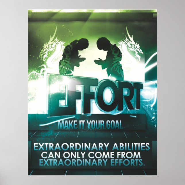 EFFORT - MOTIVATIONAL POSTER (Front)