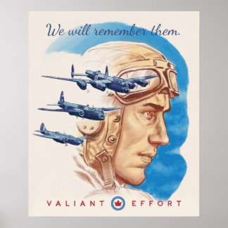Effort valide Souvenez-vous de leur affiche