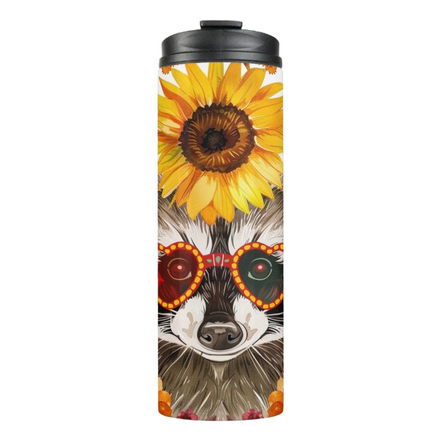 Effortless Designs, Raccon Thermal Tumbler (Front)