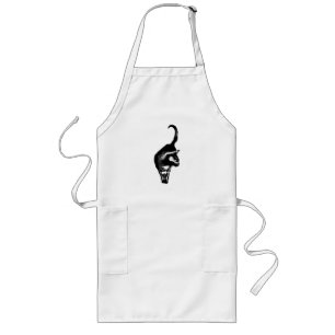 Effortless Feline Style Long Apron