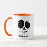 Éffrayant Automne Halloween Citrouille Mug