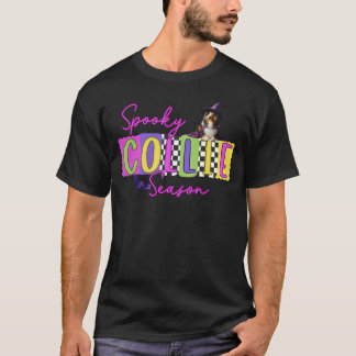 Éffrayant Collie Halloween T-shirt