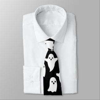Éffrayant Ghosts hommes Halloween cravate - CRAVAT
