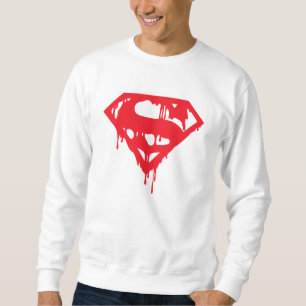 Éffrayant goutte de sang Imprimer Sweatshirt d'Hal