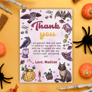 Éffrayant Halloween fête d'anniversaire Carte de r