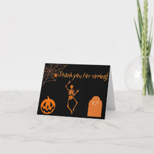 Éffrayant Halloween Merci Cartes