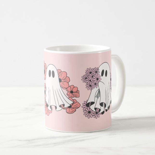 Éffrayant Halloween Mug - Citrouille, Fantôme & So (Devant droit)