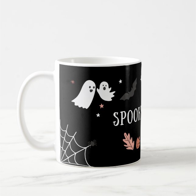 Éffrayant Halloween Mug - Citrouille, Fantôme & So (Gauche)