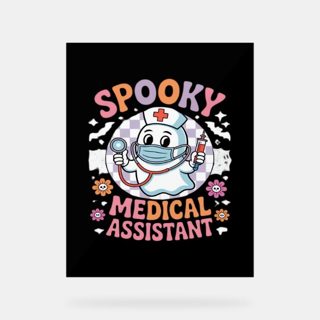 Éffrayant Médicale Assistant Cute Halloween Essent (Recto)