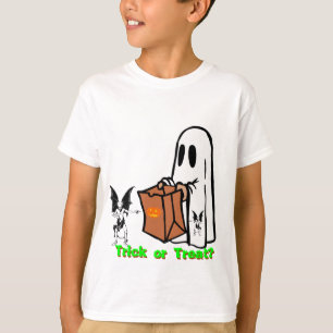 Éffrayant Trick ou traitement T-shirt enfant Hallo