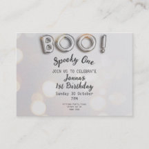Éffrayant Un anniversaire, Carte de petit livre