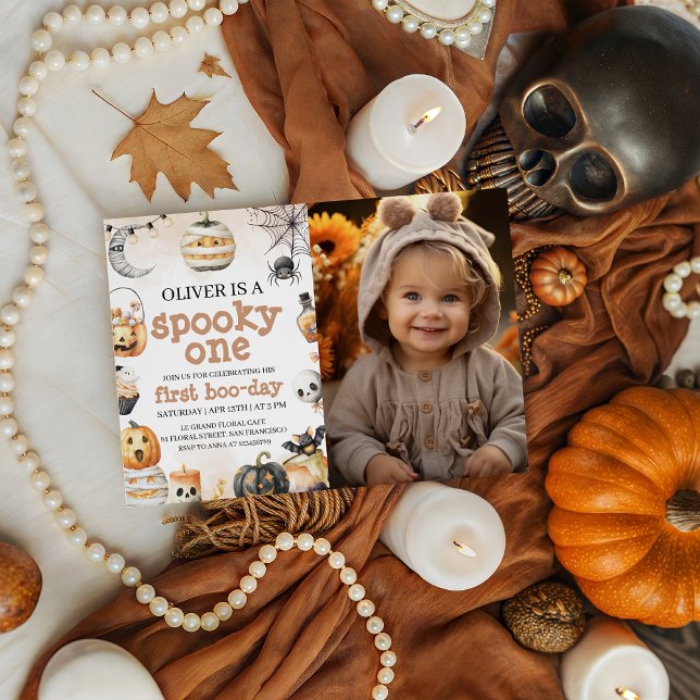 Éffrayant Un Invitation photo Halloween (Créateur téléchargé)