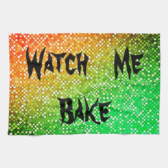 Éffrayant Watch Me Cuisiner Serviettes De Cuisine (Horizontal)