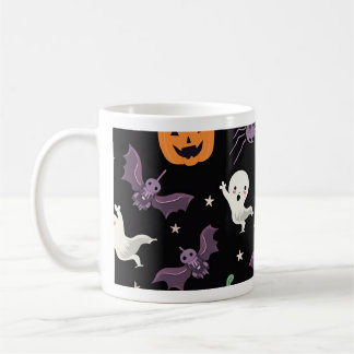 Éffrayante Mug d'Halloween - Mignons Fantômes, Cit