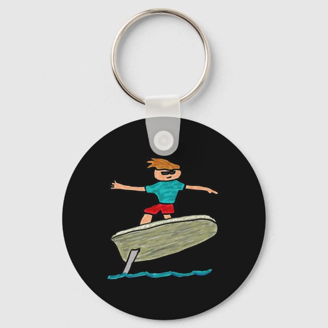 Efoil Surfing  Keychain (Front)