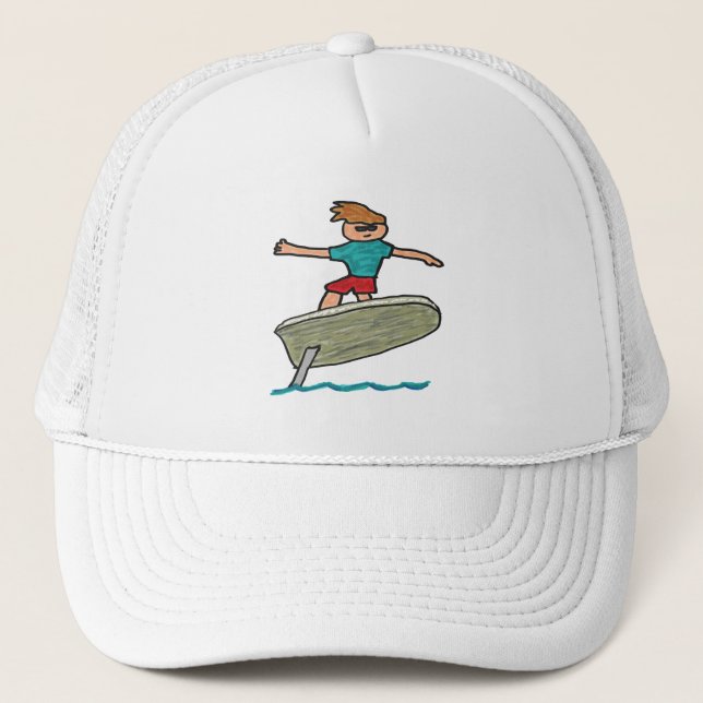 eFoil Surfing Trucker Hat (Front)