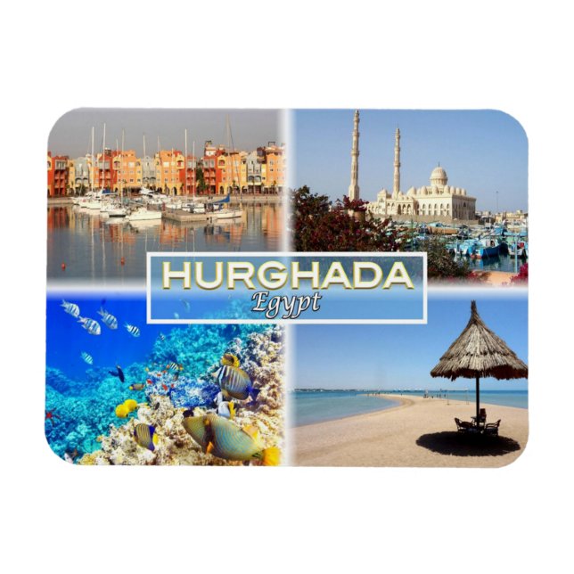 EG  Egypt - Hurghada - red sea - Magnet (Horizontal)