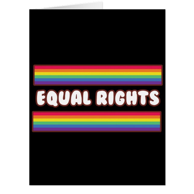 Égalité des droits. LGBT+pride. drapeau arc-en-cie (Devant)